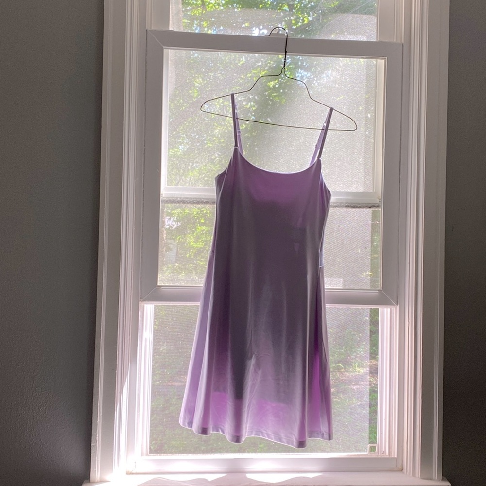 Girlfriend Collective Lavender Athletic Dress with Inner Shorts